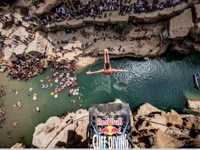 Το πρόγραμμα Cliff Diving για το 2013